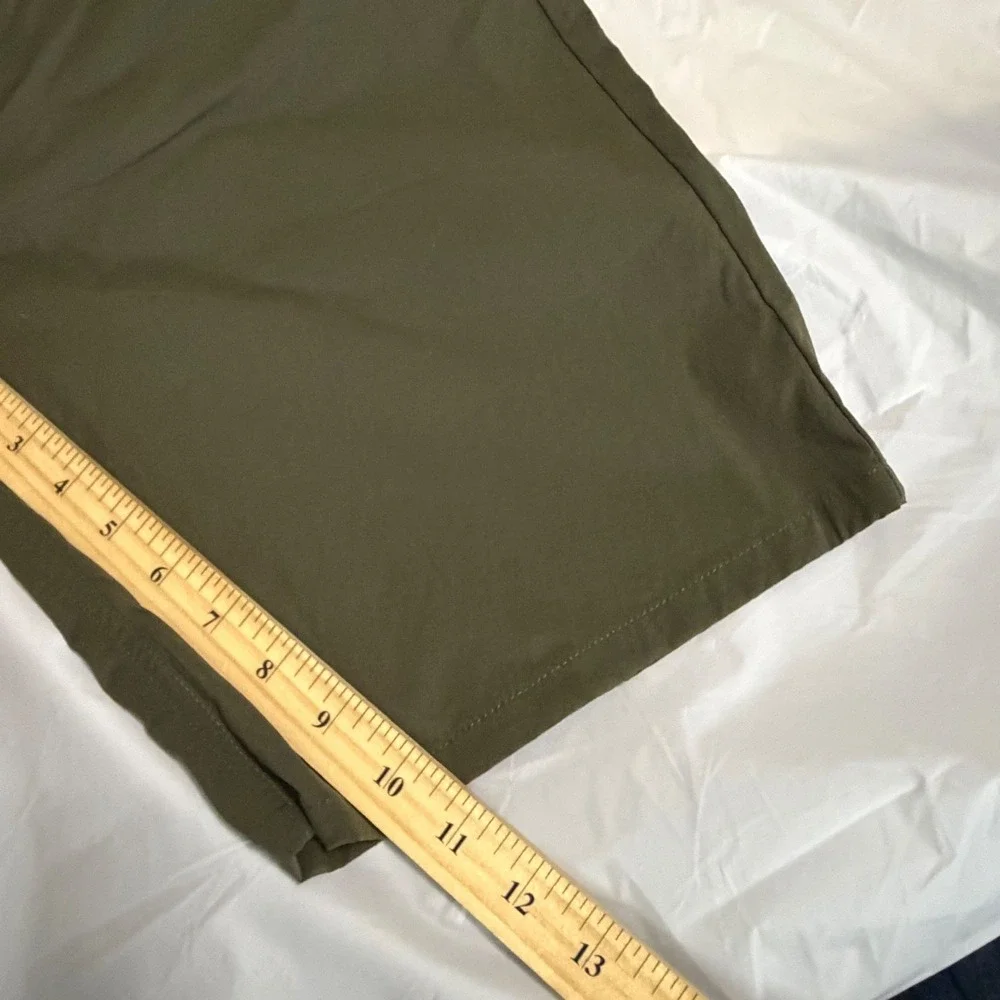 Patagonia Mens Quandary Hiking Shorts 34 Olive Green Stretch Nylon Utility Gorp